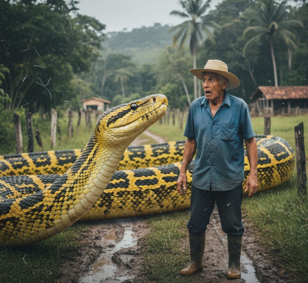 Brazil Farmer Discovers 50-Foot Snake Living in His Farm