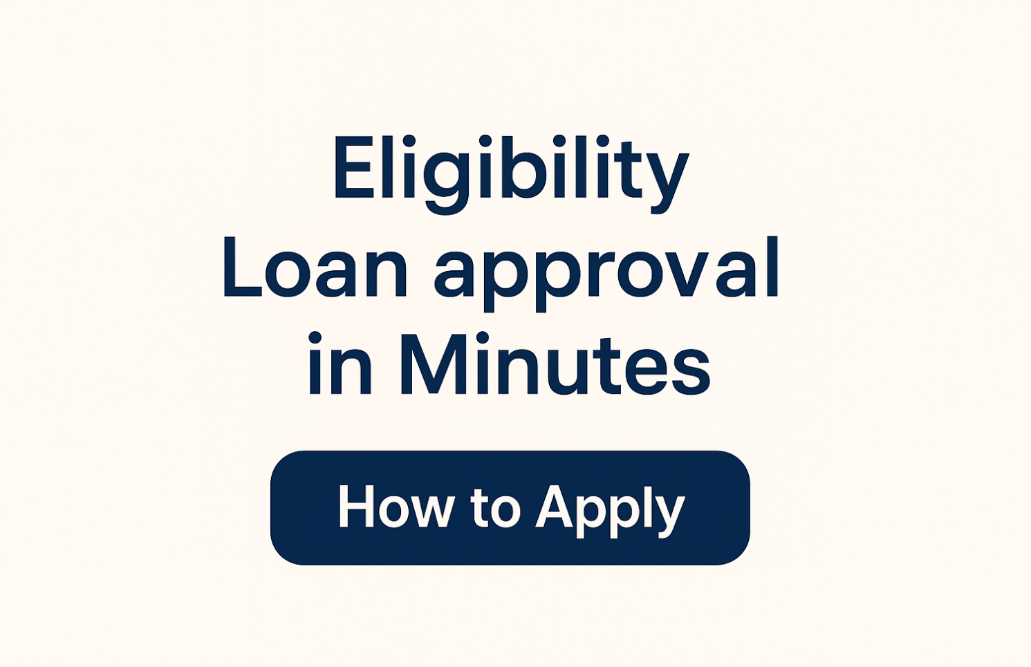 Loan and Finance Updates